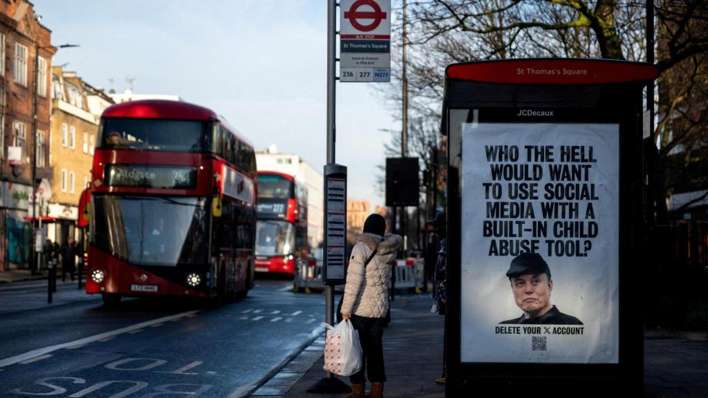 Campaña contra el uso indebido de Grok en Londres, Reino Unido.