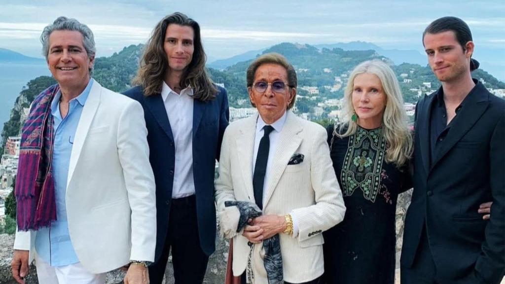 Anthony y Sean Souza, los ahijados brasileños de Valentino, son hijos de Carlos Souza, que amigo íntimo del diseñador.