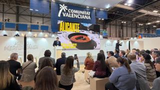 Luis Barcala, en la presentación de este miércoles en Madrid.