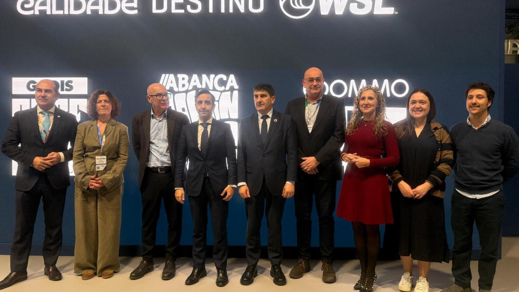 Instante de la presentación en Fitur.
