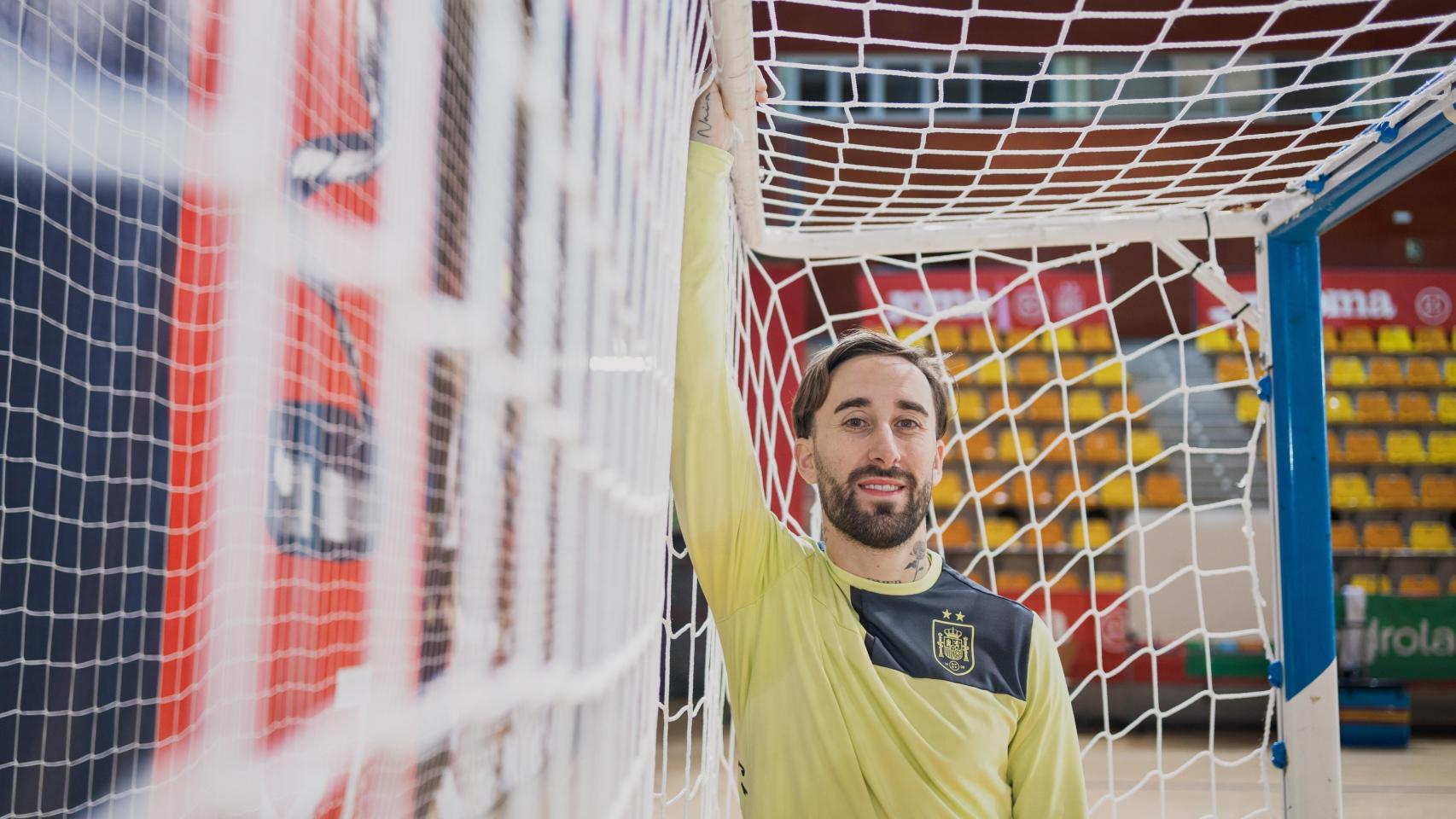 Mario Rivillos, jugador de la selección española de fútbol sala, durante su entrevista con EL ESPAÑOL.