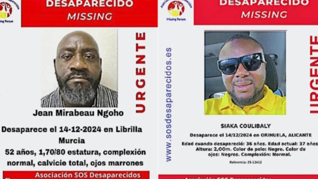 Jean Mirabeau Ngoho y Siaka Coulibaly, los dos asesinados en Librilla (Murcia).