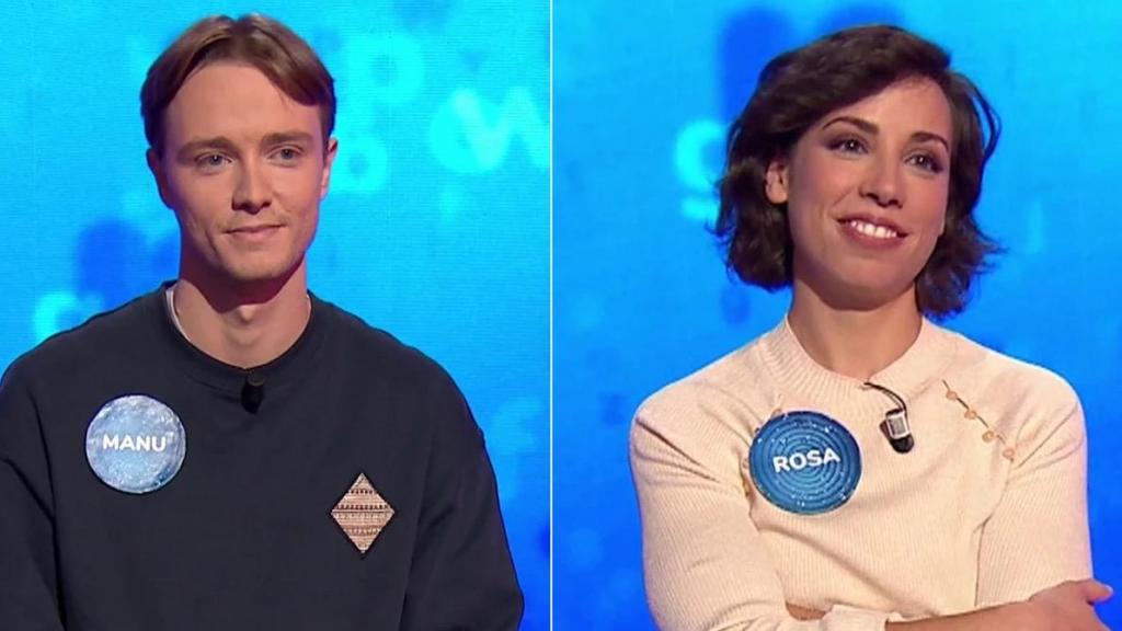 Manu y Rosa en 'Pasapalabra'