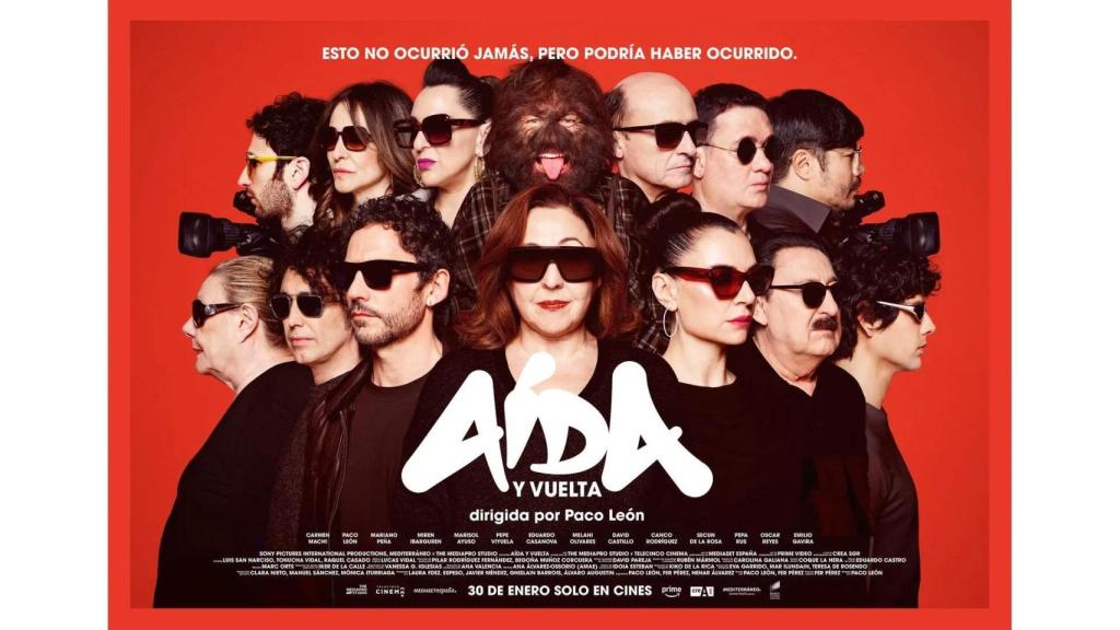 Cartel de 'Aída y vuelta'