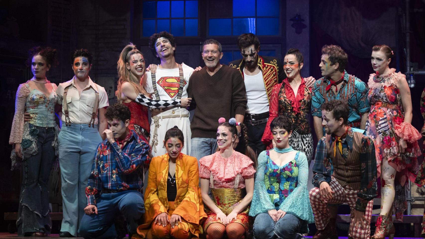 Pase gráfico del musical 'Godspell', dirigido por Antonio Banderas, que se estrena este miércoles 21 de enero en el Gran Teatro Pavón de Madrid.