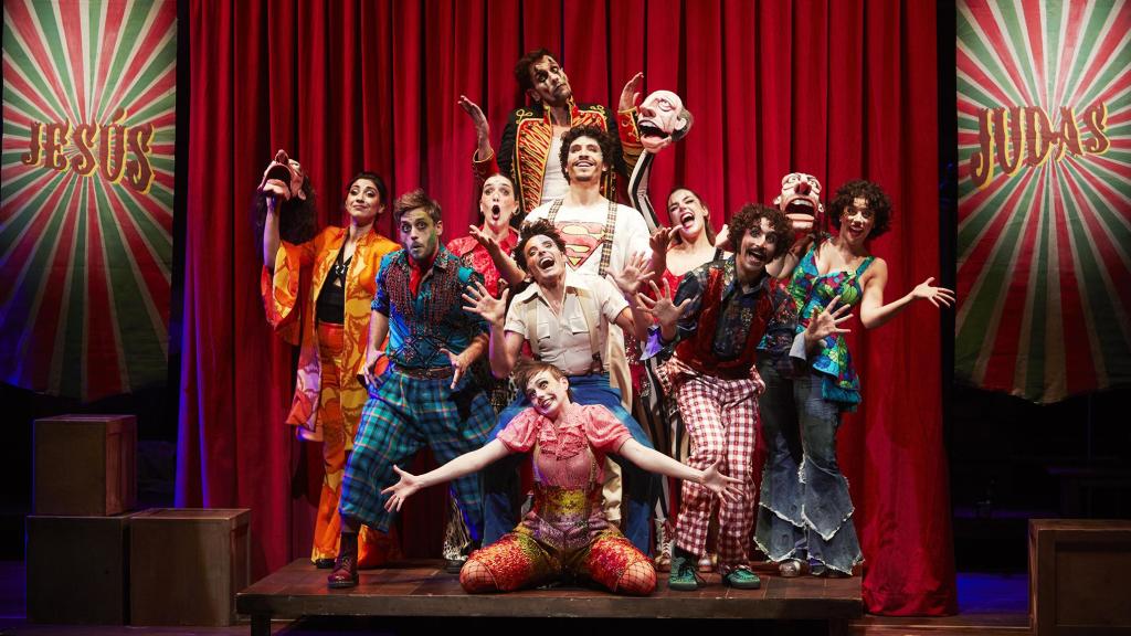 Escena de 'Godspell' en el Gran Teatro Pavón.