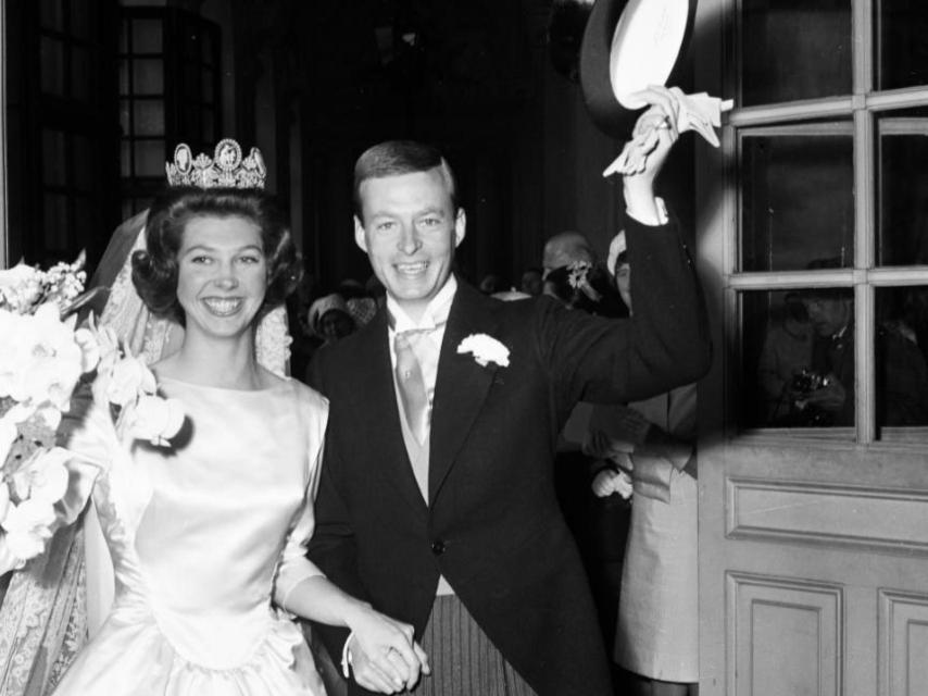 Désirée de Suecia, en su boda.