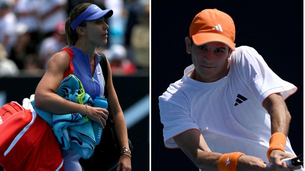 Paula Badosa, a la izquierda; Rafa Jódar, a la derecha.