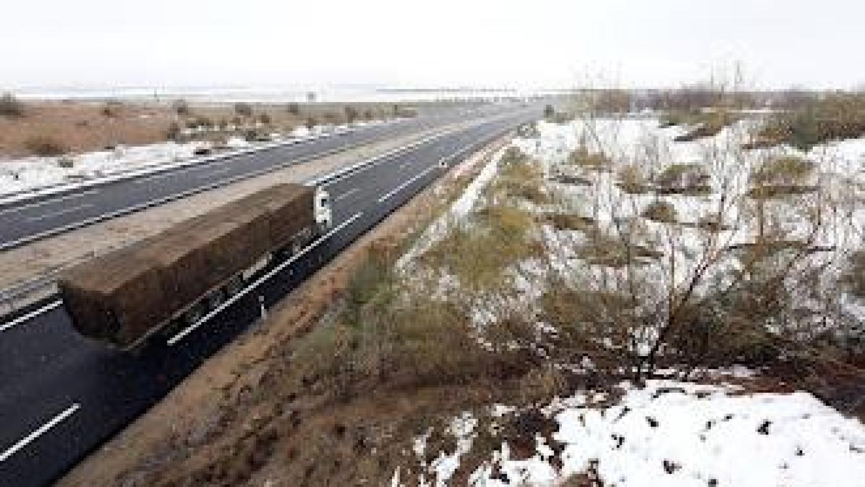 Imagen de archivo de una nevada.