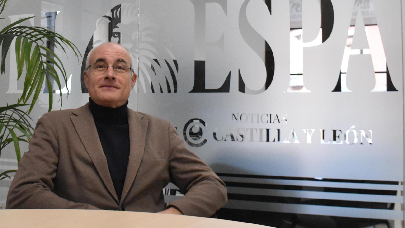Fernando Rosat, responsable del turno de oficio del Colegio de la Abogacía de Valladolid (Icava), en la entrevista con EL ESPAÑOL de Castilla y León