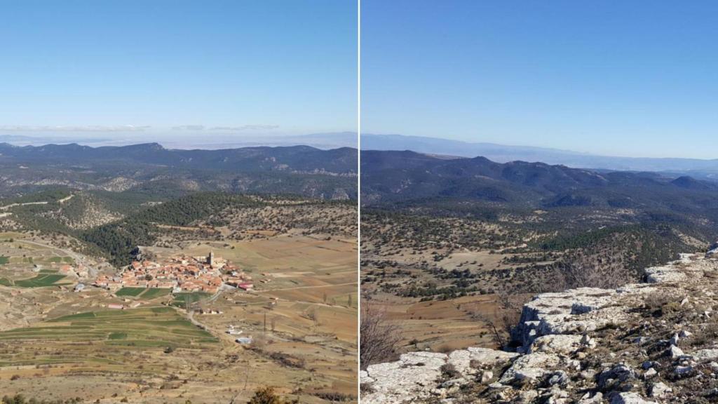 Cima monte Javalón, vistas