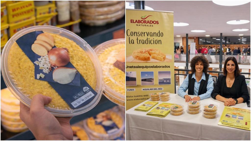 Productos de tortilla de patatas de Mercadona y Elaborados Naturales.