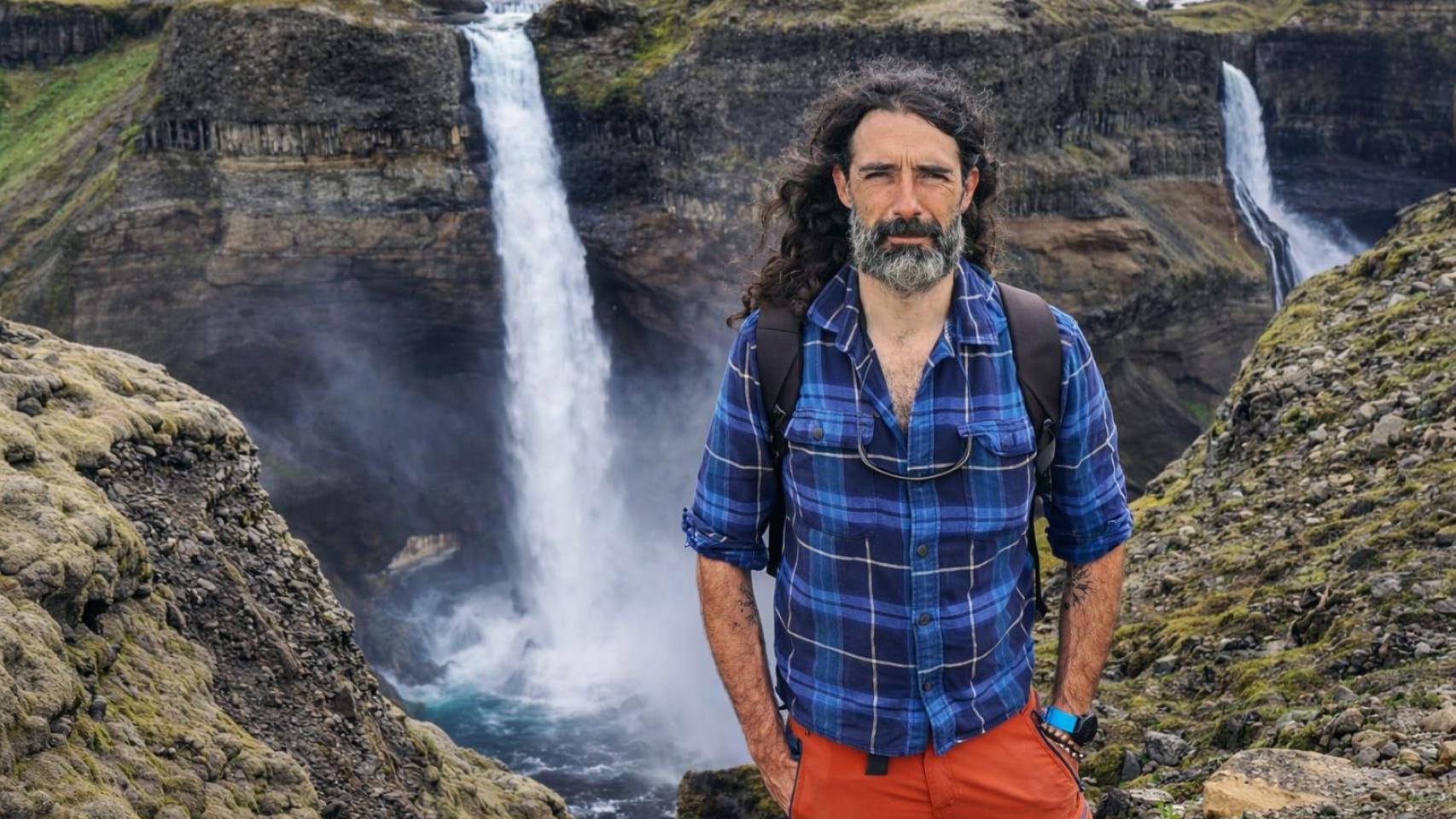 Emilio Mateo en Islandia.