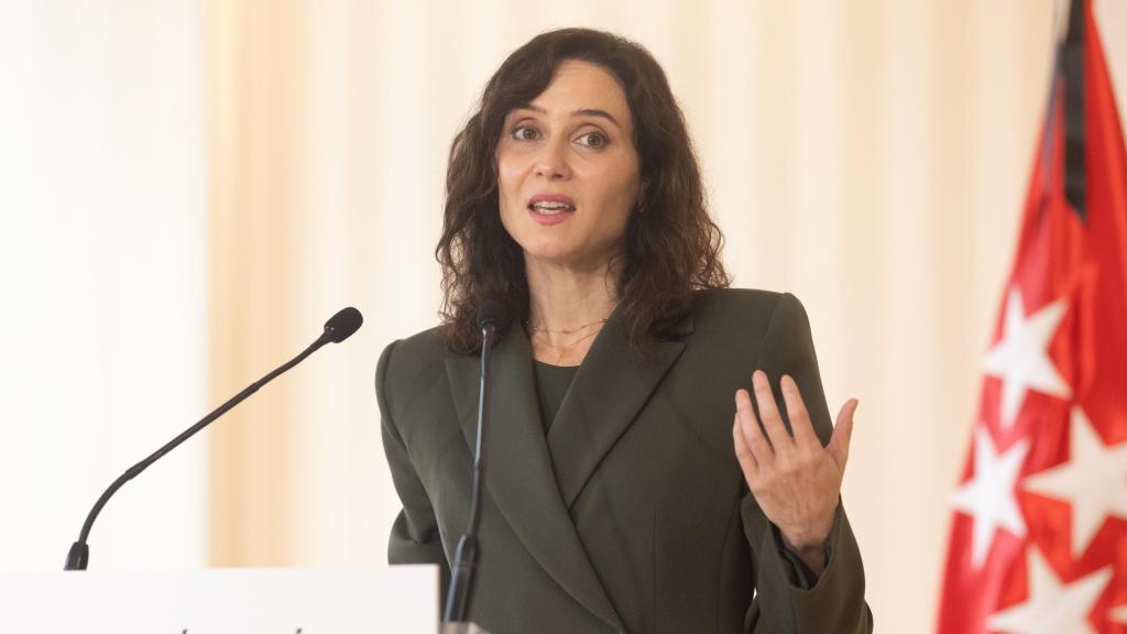 Isabel Díaz Ayuso durante un acto.