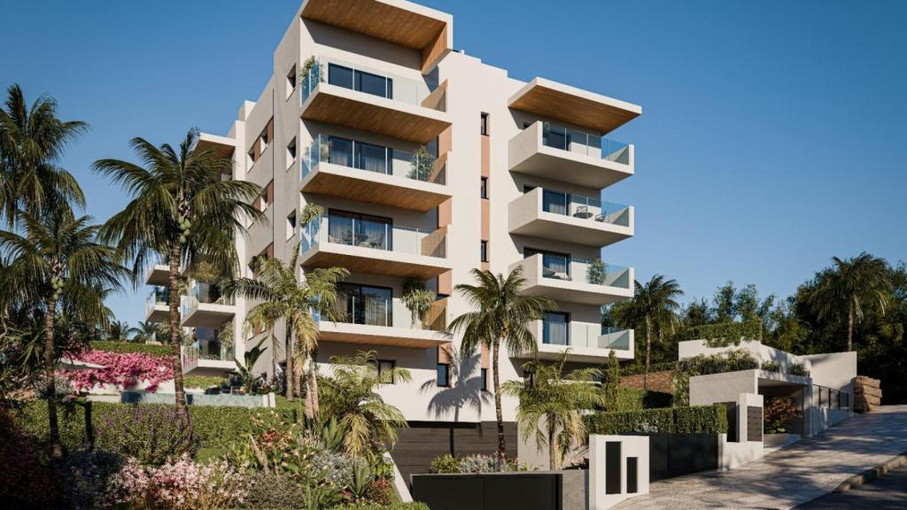 Otra imagen de la promoción de Exxacon en Estepona.