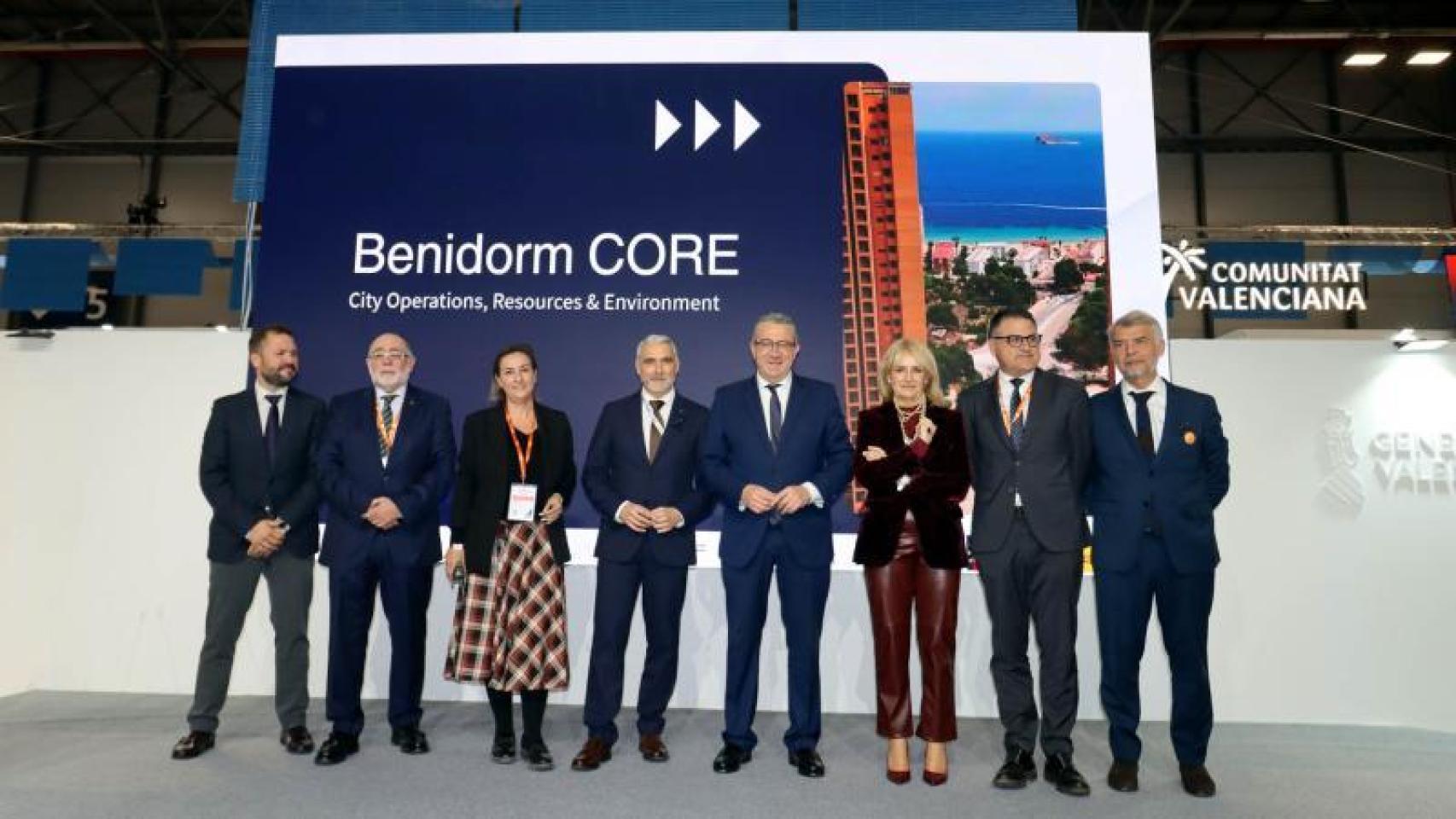 Presentación del proyecto tecnológico CORE de Benidorm en Fitur.
