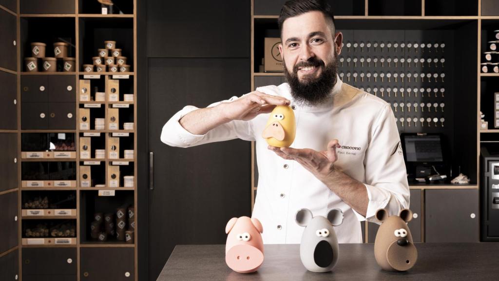 Raúl Bernal, maestro pastelero oscense.