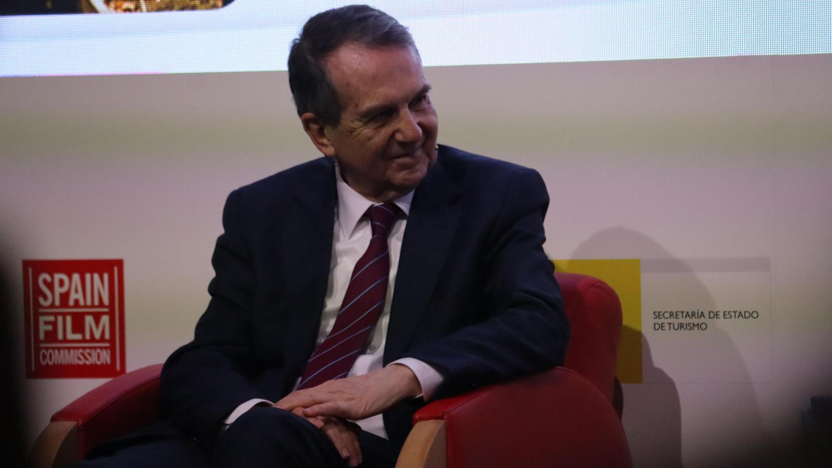 El alcalde de Vigo, Abel Caballero, durante la presentación de Vigo Film Office en Fitur 2026