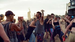 la presentación de su proyecto Hu. Bailad como si nadie os viera, una instalación que ha diseñado para el Museo Reina Sofía.