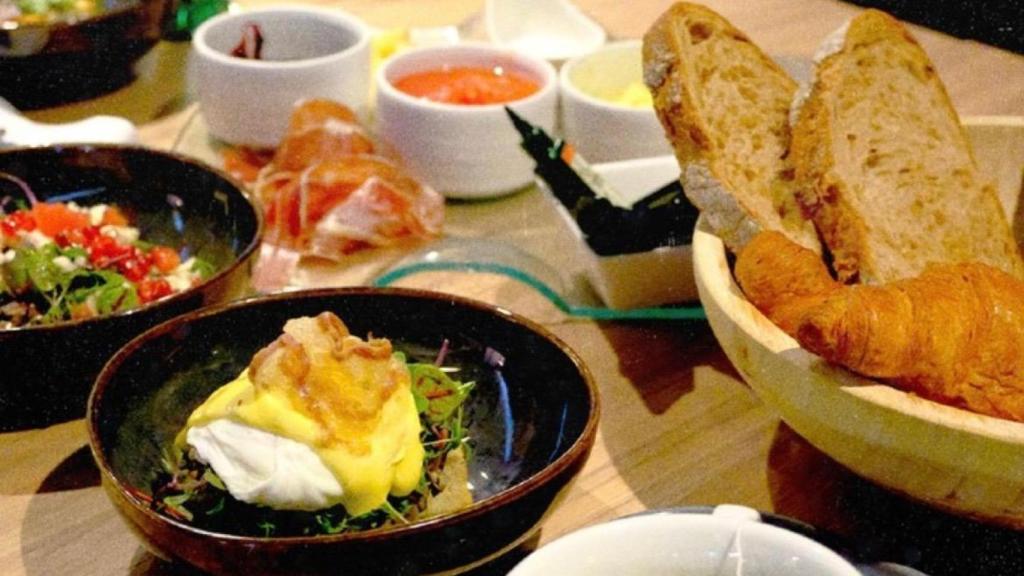 Algunas de las opciones del menú brunch de La Morena