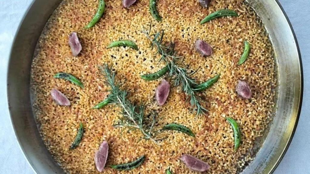 Paella de canguro, realizada por Rubén López Mesa