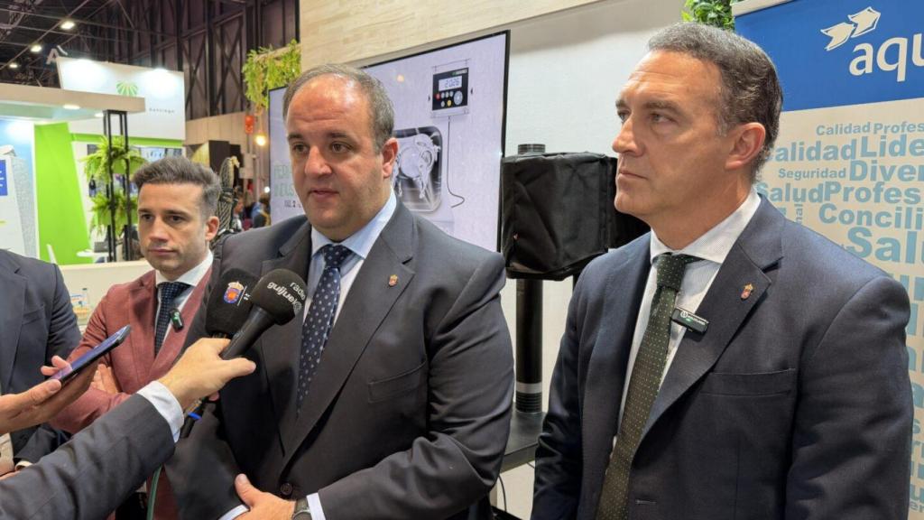 Presentación del alcalde de Guijuelo de la Feria de la Industria Cárnica