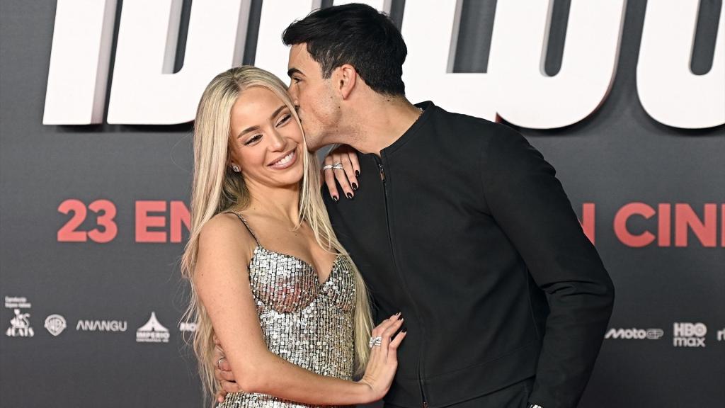 Óscar Casas y Ana Mena en la presentación de 'Ídolos'.