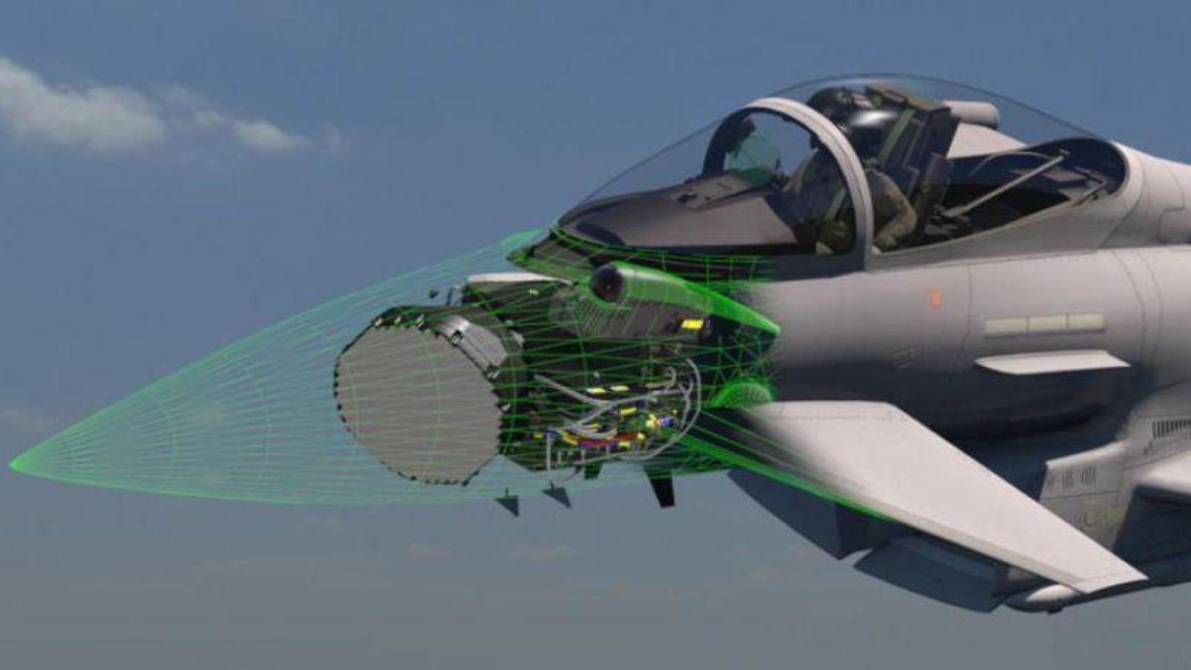 Sistema de radar ECRS Mk2 de última generación para los cazas Typhoon.