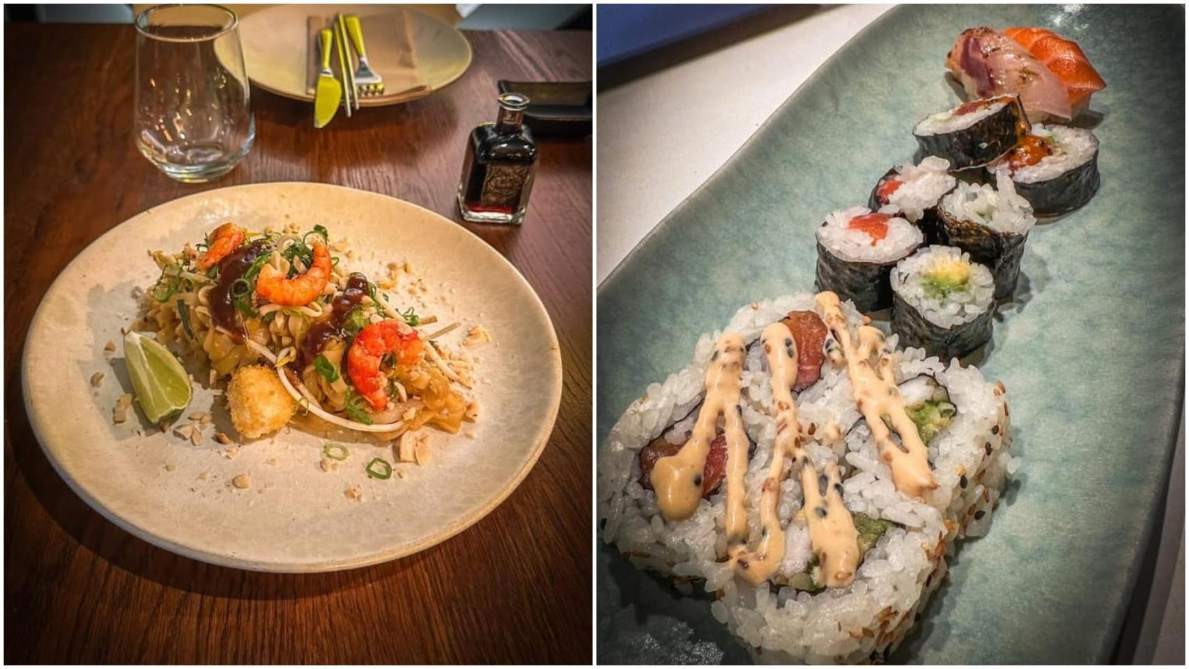 Platos de Nikko Espacio Gastronómico, en Vigo