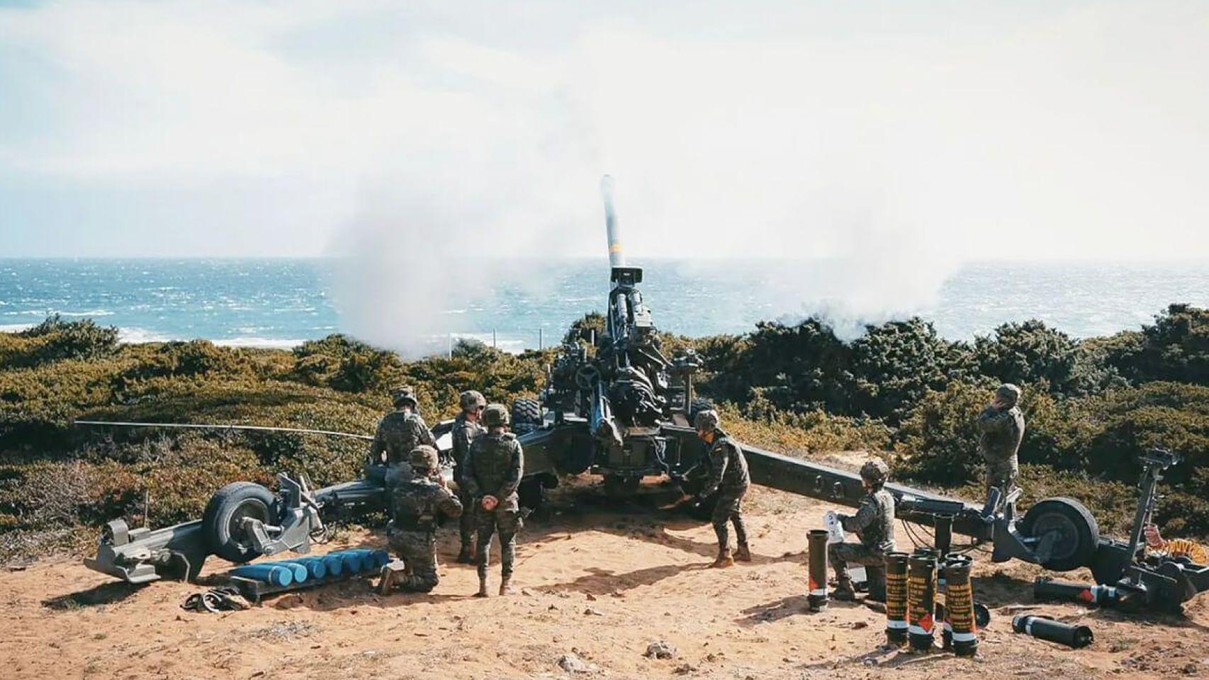 Obús 155/42 SIAC del Ejército de Tierra