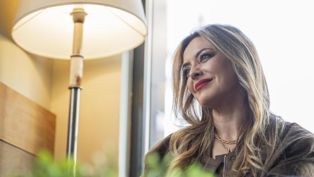 Merche, durante su entrevista con EL ESPAÑOL.