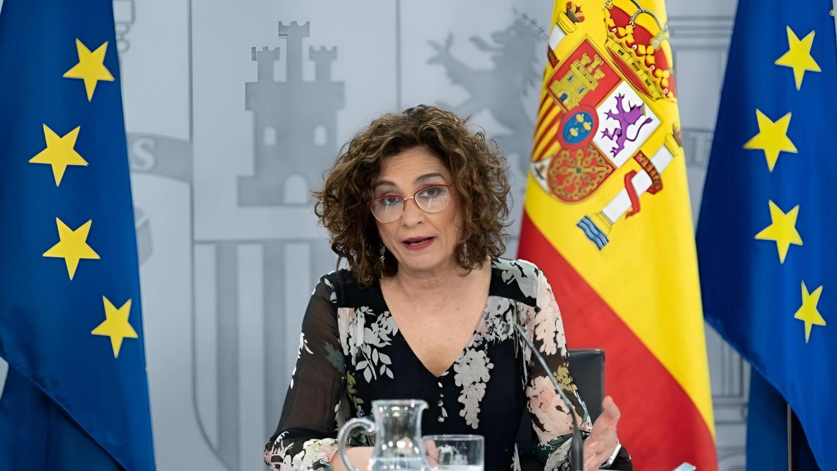 La ministra de Hacienda, María Jesús Montero.
