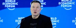 Elon Musk, en el Foro Económico Mundial de Davos