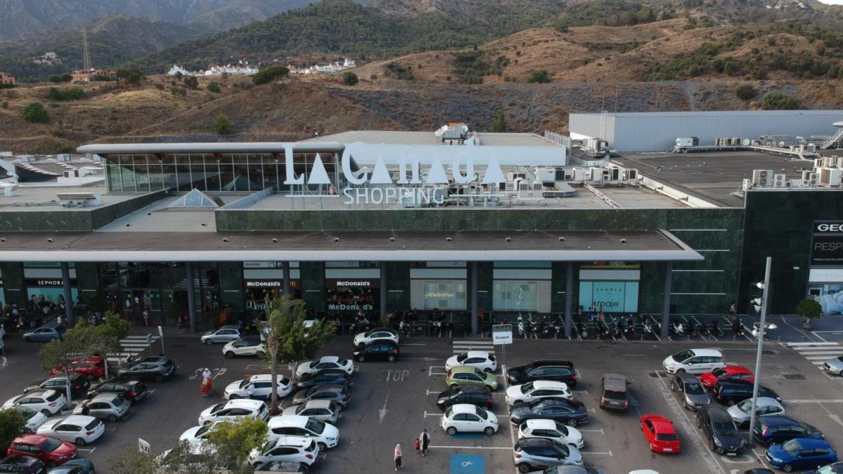Imagen del Centro Comercial La Cañada, en Marbella.