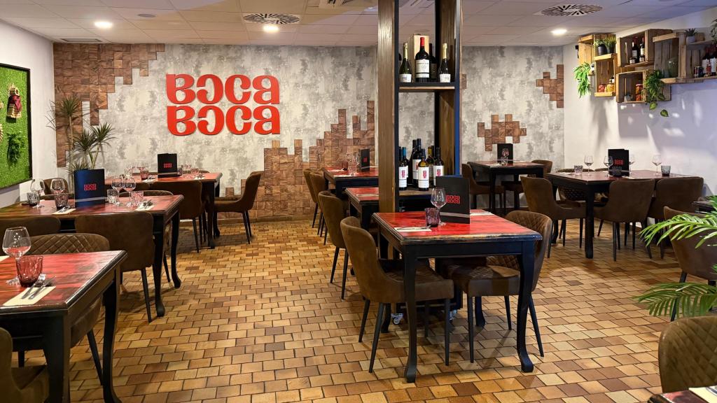 Interior del restaurante Boca Boca en el centro.