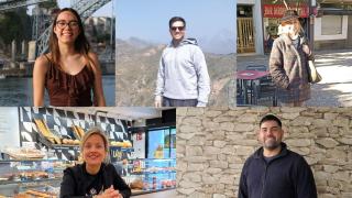 Claudia, David, Rosa, Sandra y Eduard; aragoneses que opinan sobre las próximas elecciones.