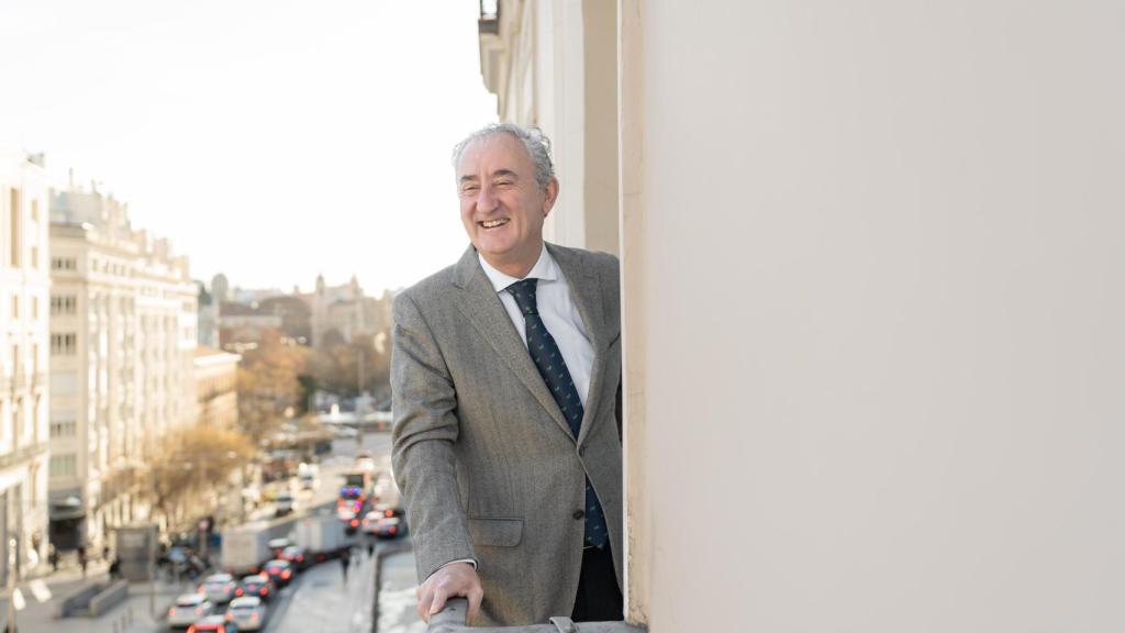 Tomás Cobo, presidente de la Organización Médica Colegial (OMC) en la sede.