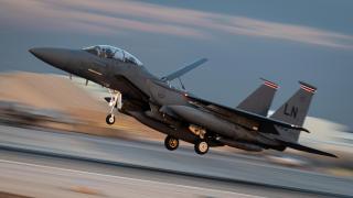 Caza F-15E Strike Eagle de EEUU