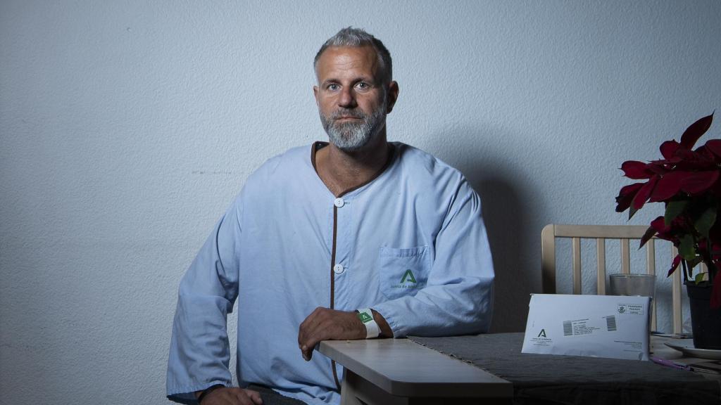 Emil Jonsson, en Benalmádena, donde se recupera en casa de un amigo tras sobrevivir al choque entre dos trenes en Adamuz.