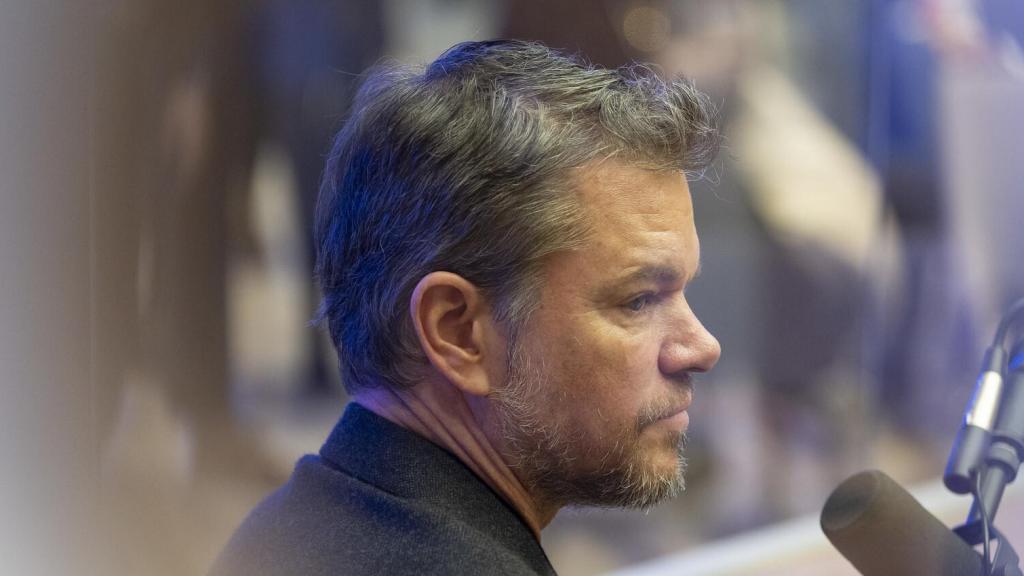 Matt Damon en el foro de Davos. World Ecomonic Forum / dpa