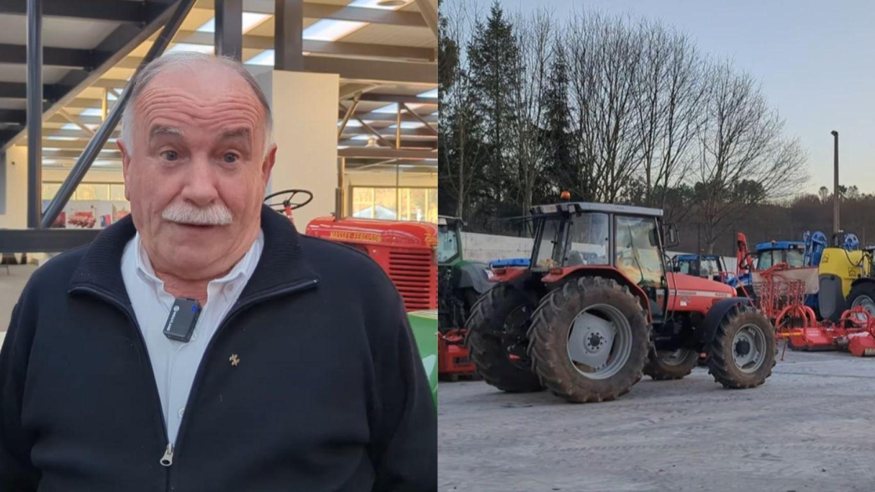 Maximio Rodríguez,  jubilado y dueño de Maxideza.