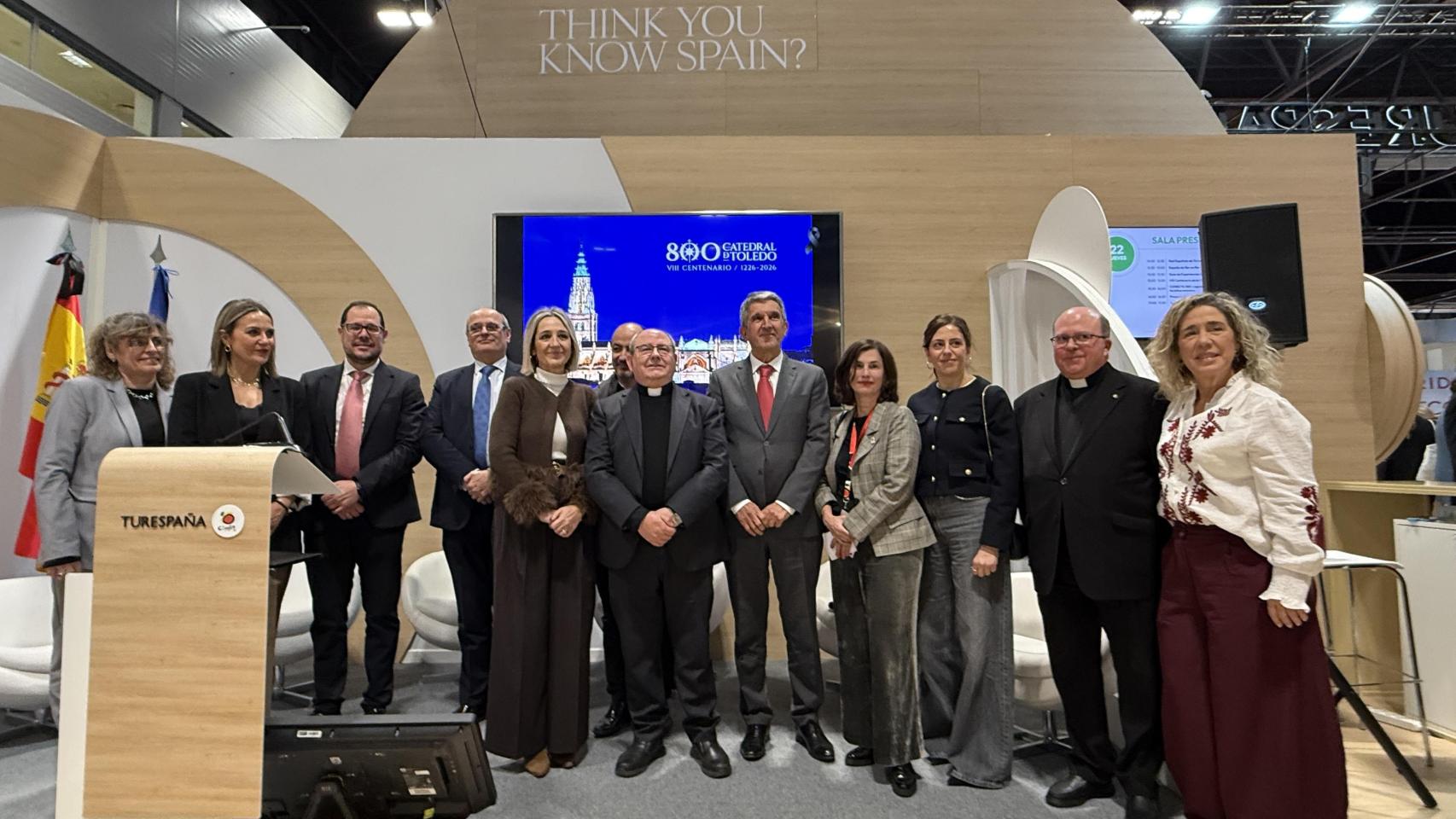 Presentación en FITUR del VIII Centenario de la Catedral de Toledo.