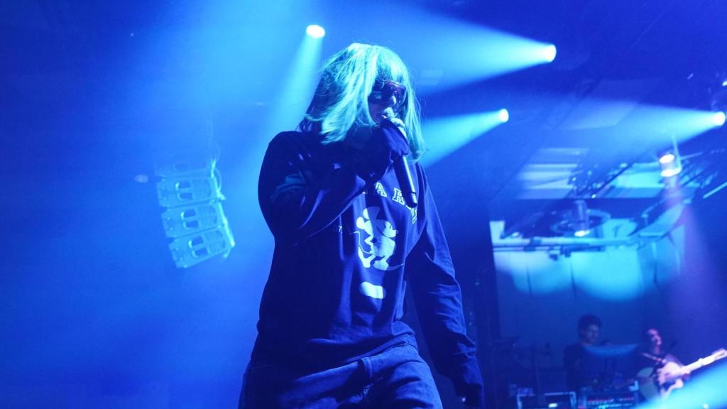 Rusowsky, en la primera noche de concierto en el Auditorio Roig Arena de Valencia.