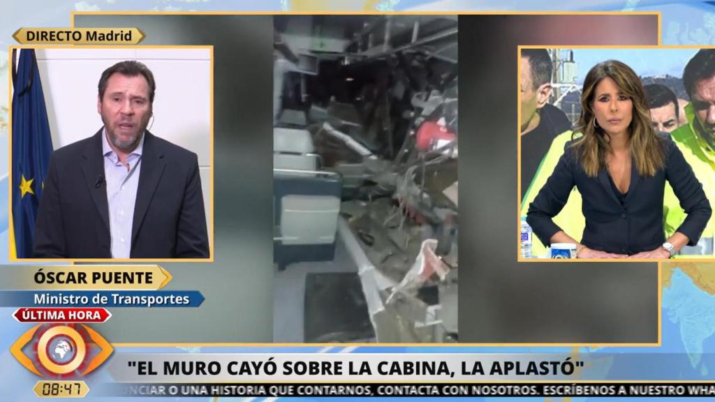 Ana Terradillos entrevistó al ministro de Transportes, Óscar Puente, en 'La mirada crítica'.