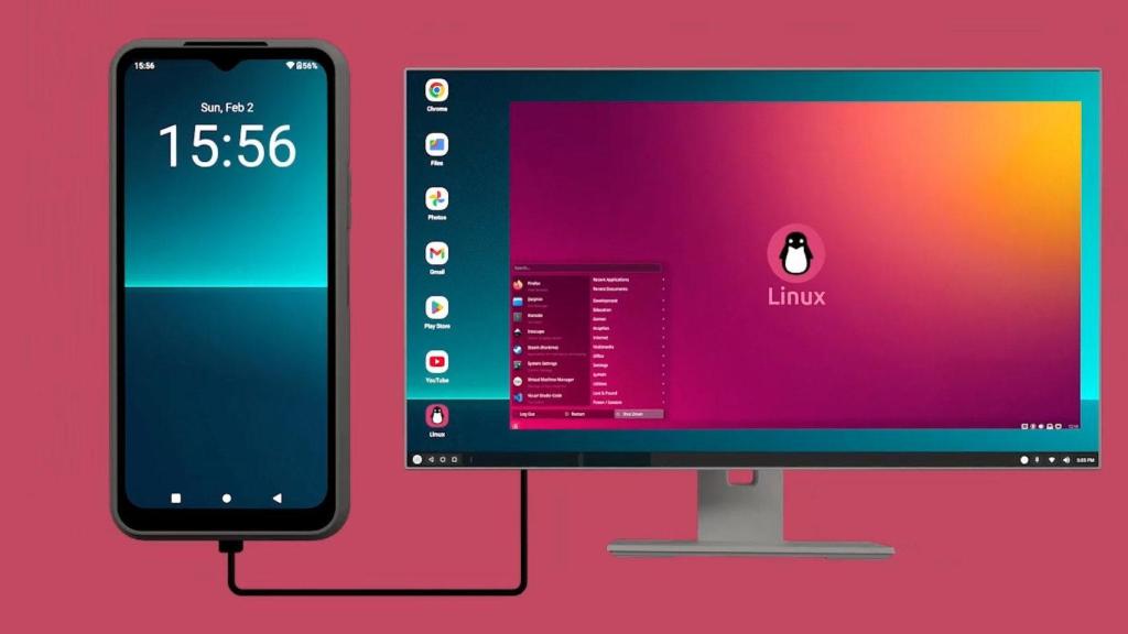 La app de Linux en el NexPhone