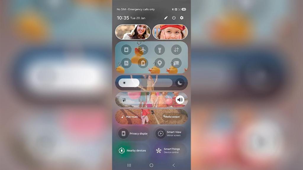 Imagen con la nueva función de Pantalla de Privacidad