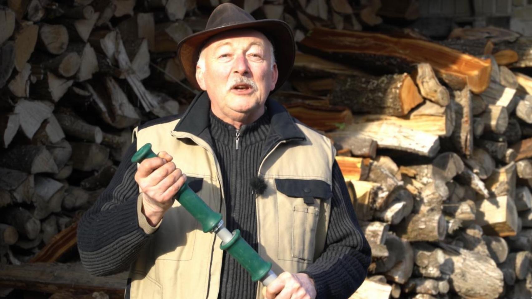 Partidor de troncos sin esfuerzo