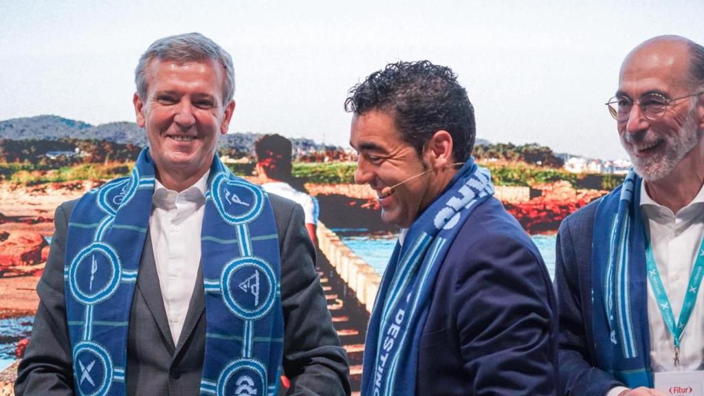 Alfonso Rueda, Luis López y Jesús Vázquez Almuíña.