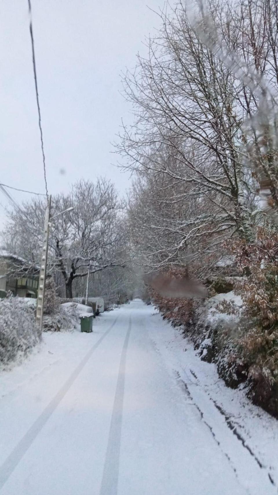 Nieve en la provincia de Zamora.