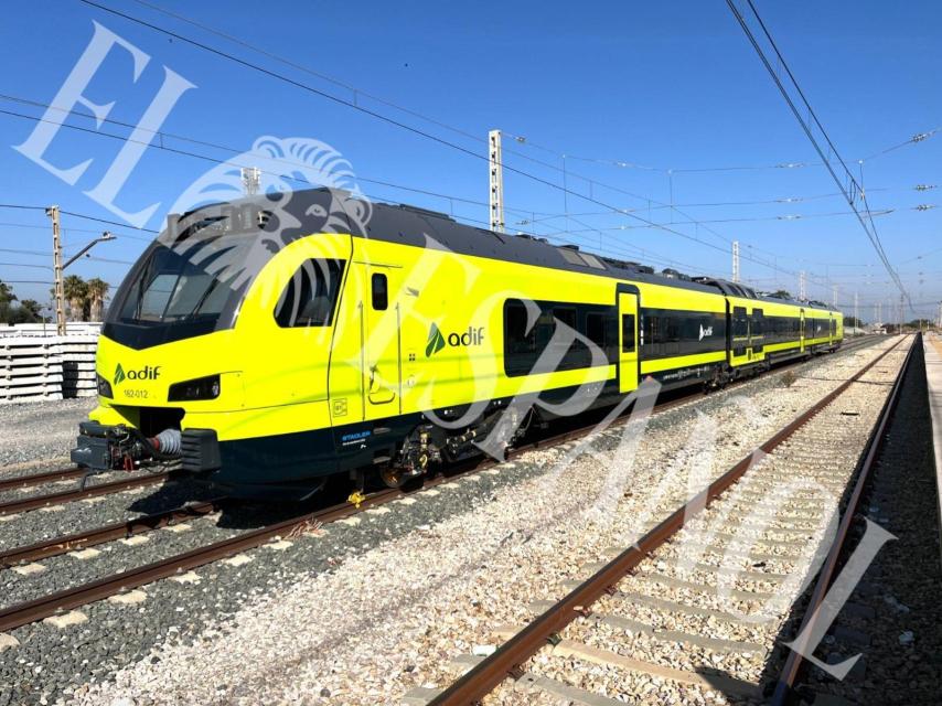 La imagen enviada por Adif el día de la presentación del tren.